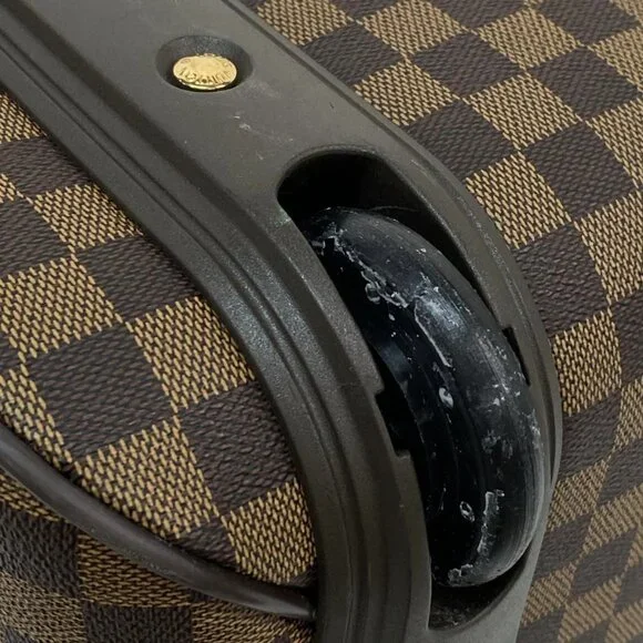 Authentic LOUIS VUITTON Pegase 45 (Old Model) Ebene Damier Suitcase br738-122525 - Picture 9 of 15